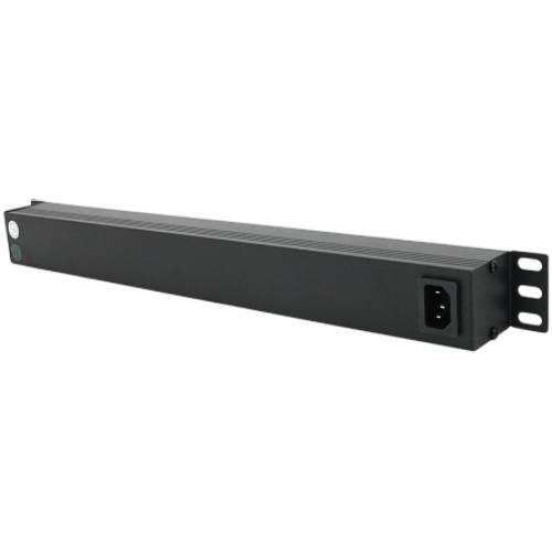 Колодка для удлинителя VOLTRONIC 9 розеток Black (PPX9PDUGR) Тип вилки для подключения к ИБП (разъем С14)