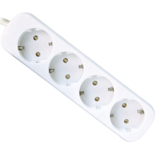 Фільтр мережі DEFENDER E418 4 розетки 1.8м 10А White UA (992250)