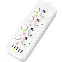 Мережевий фільтр DYXON 4 розетки 2 м 5/2.0А 1.5 мм.2 White (DXN-MFP-44PD2MW)