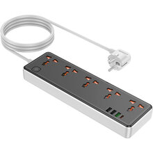 Удлинитель HOCO AC14A Rico 1.5м 10А Black (PD30W/1C3A)