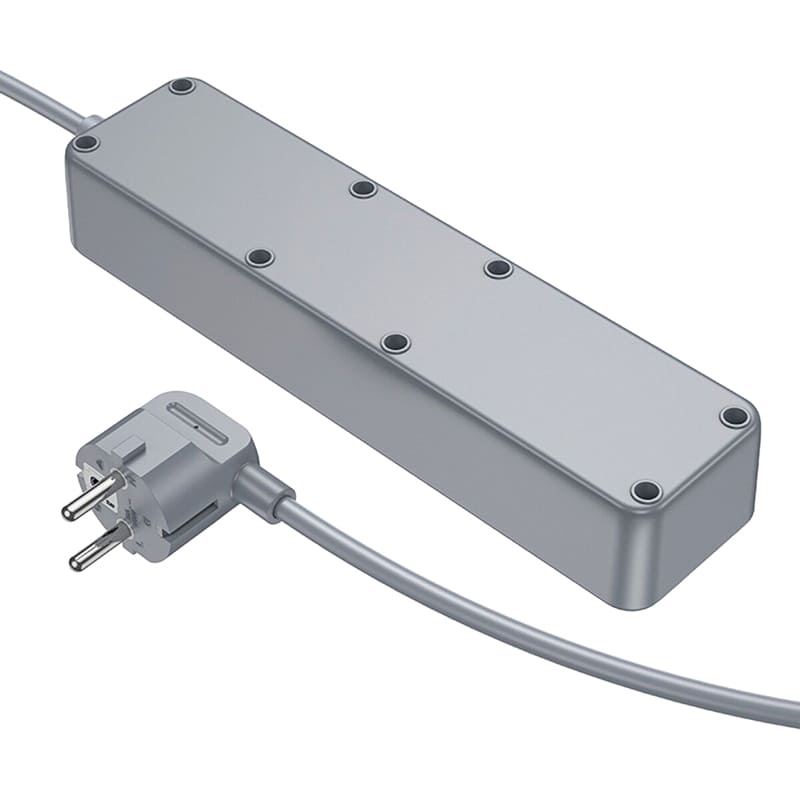Мережевий фільтр BOROFONE BAC8 Power 3 розетки 3м 10А EU/GER Black (6941991116643) Тип розеток євророзетка із заземленням (Тип F)