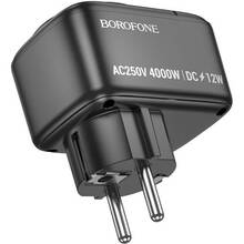 Перехідник BOROFONE BAC14 Wide 3xUSB 1 Black (6941991118890)