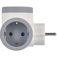 Разветвитель EMOS P0077PD 2 розетки 1xUSB-A 1xUSB-C White