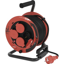 Подовжувач EMOS P082251 4 розетки 25 м Red