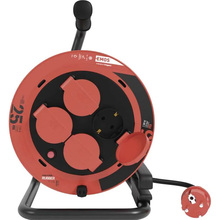 Подовжувач EMOS P082251 4 розетки 25 м Red
