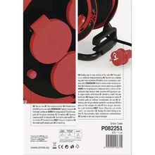 Подовжувач EMOS P082251 4 розетки 25 м Red