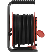 Подовжувач EMOS P082251 4 розетки 25 м Red