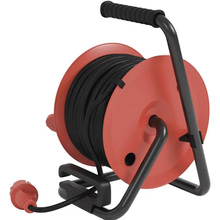 Подовжувач EMOS P082251 4 розетки 25 м Red
