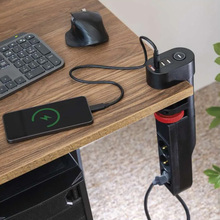 Сетевой фильтр EMOS P1321PD 3 розетки 1.5 м 2xUSB-A + 1xUSB-C Black