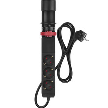 Сетевой фильтр EMOS P1321PD 3 розетки 1.5 м 2xUSB-A + 1xUSB-C Black