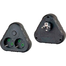 Розгалужувач VOLTRONIC F201 2 розетки 10A Black (F201-Black)