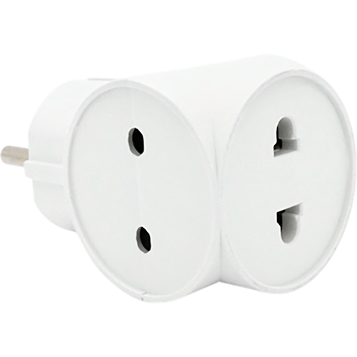 Розгалужувач VOLTRONIC Light AT303L 3 розетки White