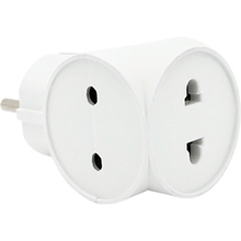 Розгалужувач VOLTRONIC Light AT303L 3 розетки White
