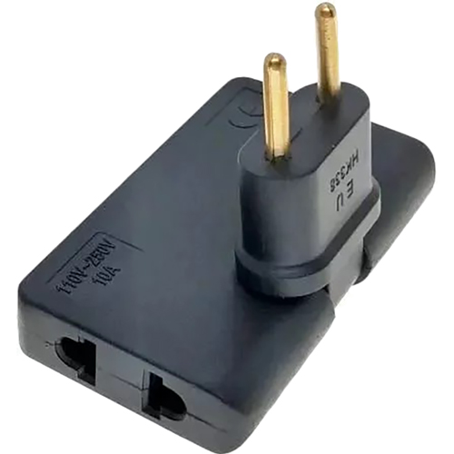 Разветвитель VOLTRONIC 3 розетки 10А Black (HK338B) Тип розеток евророзетка без заземления (Тип C)