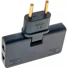 Разветвитель VOLTRONIC 3 розетки 10А Black (HK338B)