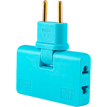 Разветвитель VOLTRONIC 3 розетки 10А Blue (HK338Bl)