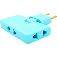 Разветвитель VOLTRONIC 3 розетки 10А Blue (HK338Bl)