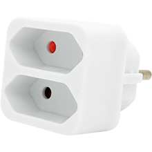 Розгалужувач VOLTRONIC SQ-ZDB01/2 2 розетки 10A White