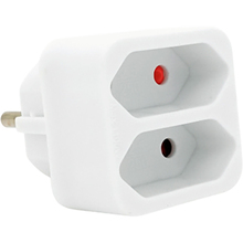 Розгалужувач VOLTRONIC SQ-ZDB01/2 2 розетки 10A White