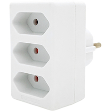Разветвитель VOLTRONIC SQ-ZDB01/3 3 розетки 10A White