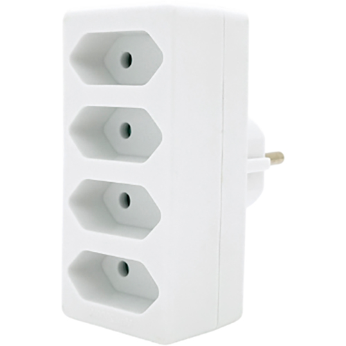 Разветвитель VOLTRONIC SQ-ZDB01/4 4 розетки 10A White Тип разветвитель
