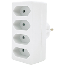 Разветвитель VOLTRONIC SQ-ZDB01/4 4 розетки 10A White