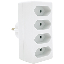 Разветвитель VOLTRONIC SQ-ZDB01/4 4 розетки 10A White