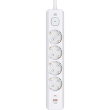 Сетевой фильтр ARMORSTANDART A-PS42 4 розетки 1.8м 16А White (ARM84666)