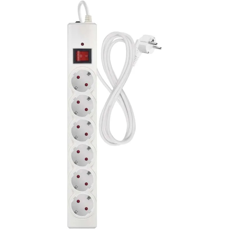 Сетевой фильтр EMOS P54215 6 розеток 1.5м 10А 3x1.5мм2 White
