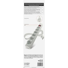 Сетевой фильтр EMOS P54215 6 розеток 1.5м 10А 3x1.5мм2 White