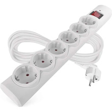 Сетевой фильтр EMOS P54217 6 розеток 5м 10А 3x1.5мм2 White