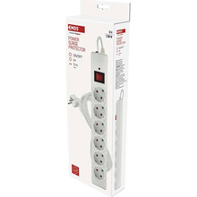 Сетевой фильтр EMOS P54217 6 розеток 5м 10А 3x1.5мм2 White