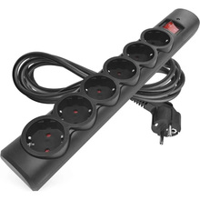 Сетевой фильтр EMOS P54219 6 розеток 3м 10А 3x1.5мм2 Black