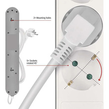 Сетевой фильтр EMOS P1523FC 5 розеток 3 м 16А 3x1.5мм2 White/Grey (P1523FC)