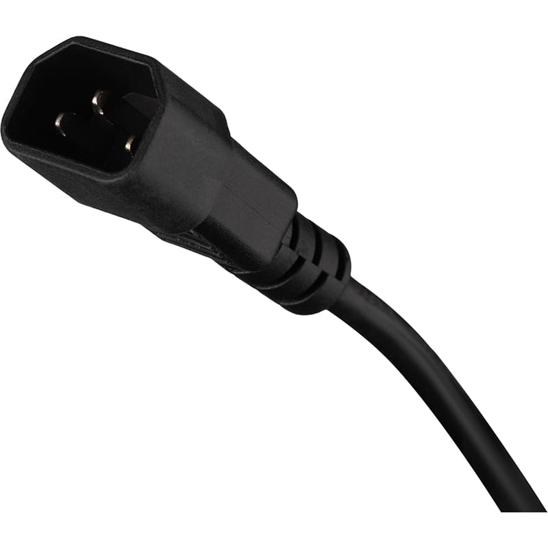 Внешний вид Удлинитель 2E 3 розетки 3м 10А 1мм Black (2E-U03C14M1BK)