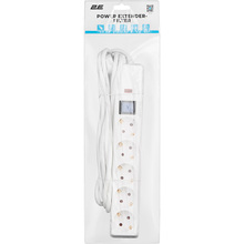 Сетевой фильтр 2E 5 розеток 3м 16А 3x1.5мм2 White (2E-SP515OSM3WH)