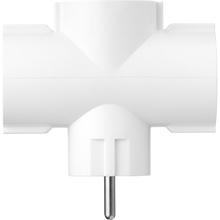 Розгалужувач 2E 3 розетки 16А White (2E-AD0103WH)