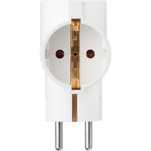 Розгалужувач 2E 3 розетки 16А White (2E-AD0103WH)