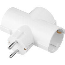 Розгалужувач 2E 3 розетки 16А White (2E-AD0103WH)