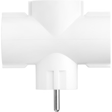 Розгалужувач 2E 3 розетки 16А White (2E-AD0103WH)