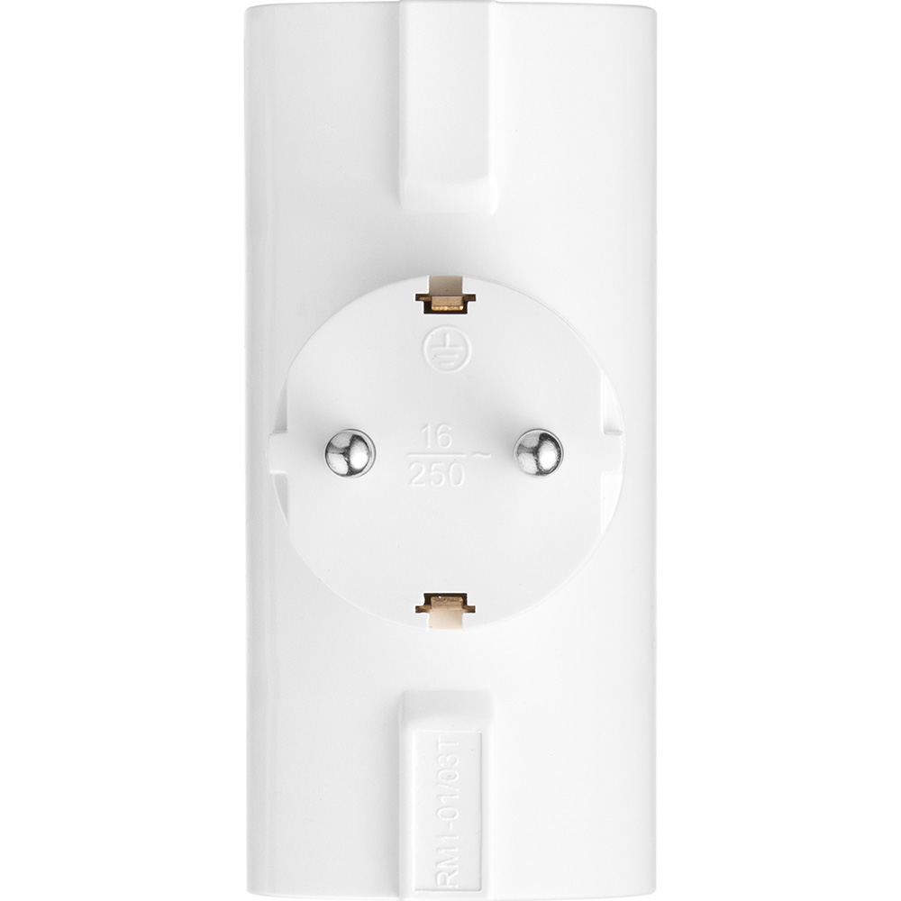 Зовнішній вигляд Розгалужувач 2E 3 розетки 16А White (2E-AD0103WH)