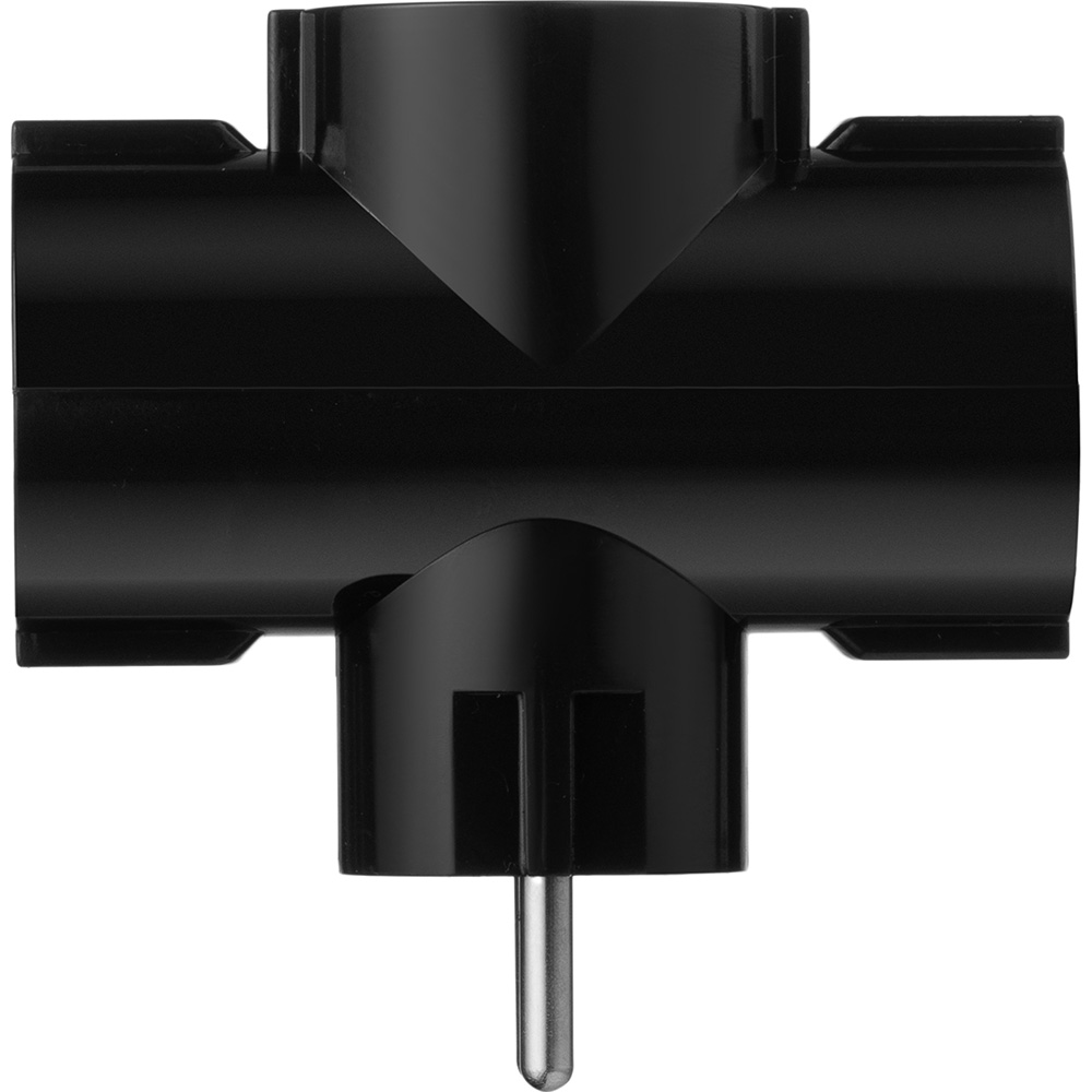 Внешний вид Разветвитель 2E 3 розетки 16А Black (2E-AD0103BK)