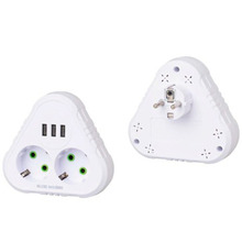 Разветвитель VOLTRONIC 2 розетки 10А (F202-White)