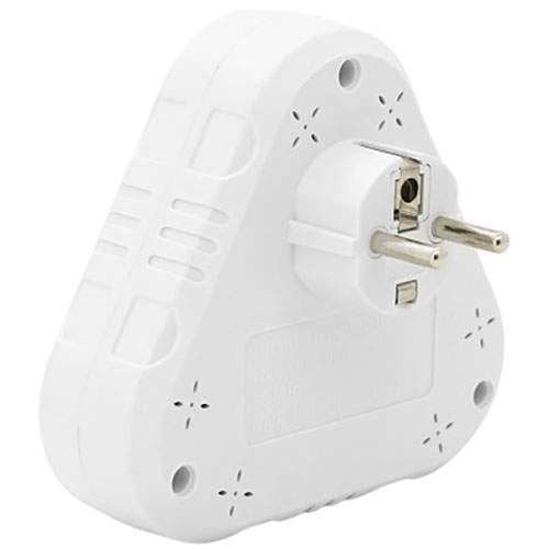 Розгалужувач VOLTRONIC 2 розетки 10А (F203-White) Тип розгалужувач