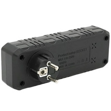 Разветвитель VOLTRONIC 2 розетки 10A (F102-Black)