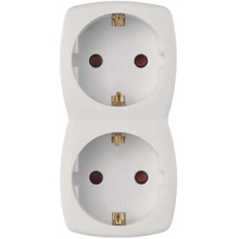 Разветвитель EMOS P00252N 2 розетки 16А White (P00252N)