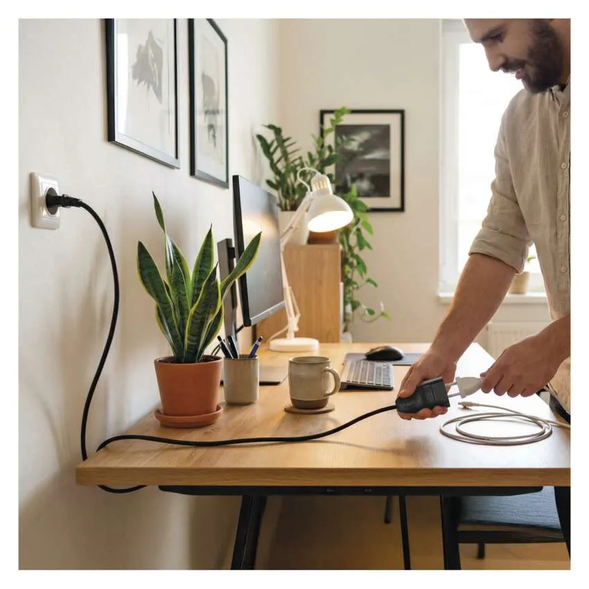 Фото Удлинитель EMOS 1 розеткa 5 м (PC01305)