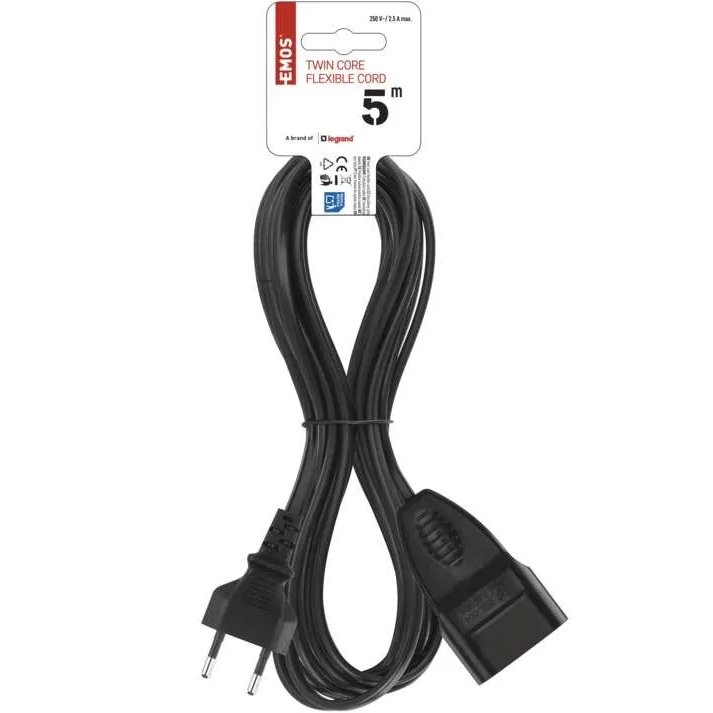 Удлинитель EMOS 1 розеткa 5 м (PC01305)