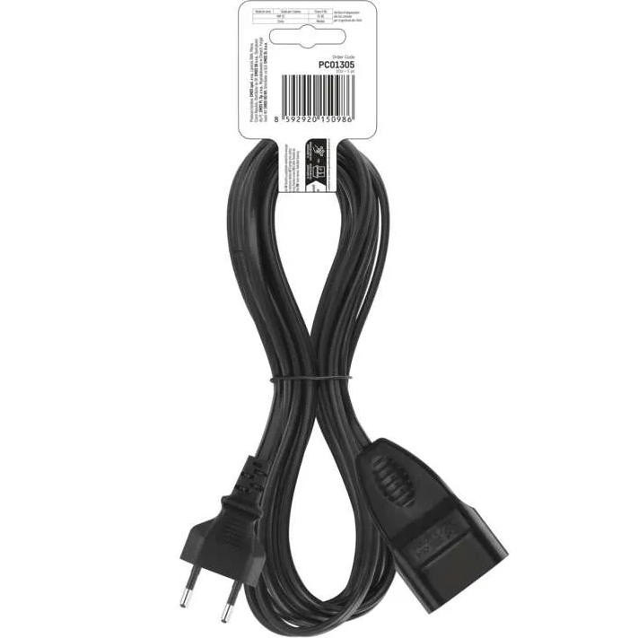 Удлинитель EMOS 1 розеткa 5 м (PC01305) Номинальное напряжение 250