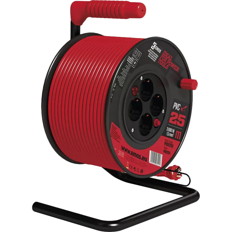 Удлинитель EMOS P09225 на котушке 25 м Тип удлинитель
